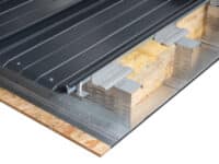 Standing Seam metal roof R-MER LOC clip system