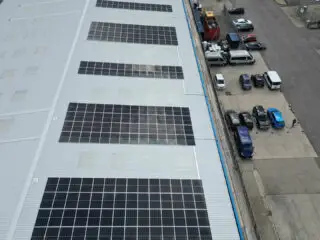 Garland UK R-MER CLAD and Solarise solar pv systems installed at Hambridge Industrial Estate