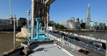 Garland UK completed sensitive roof restoration works at Tower Bridge ticket office using cold-applied Dura-Coat roofing system.