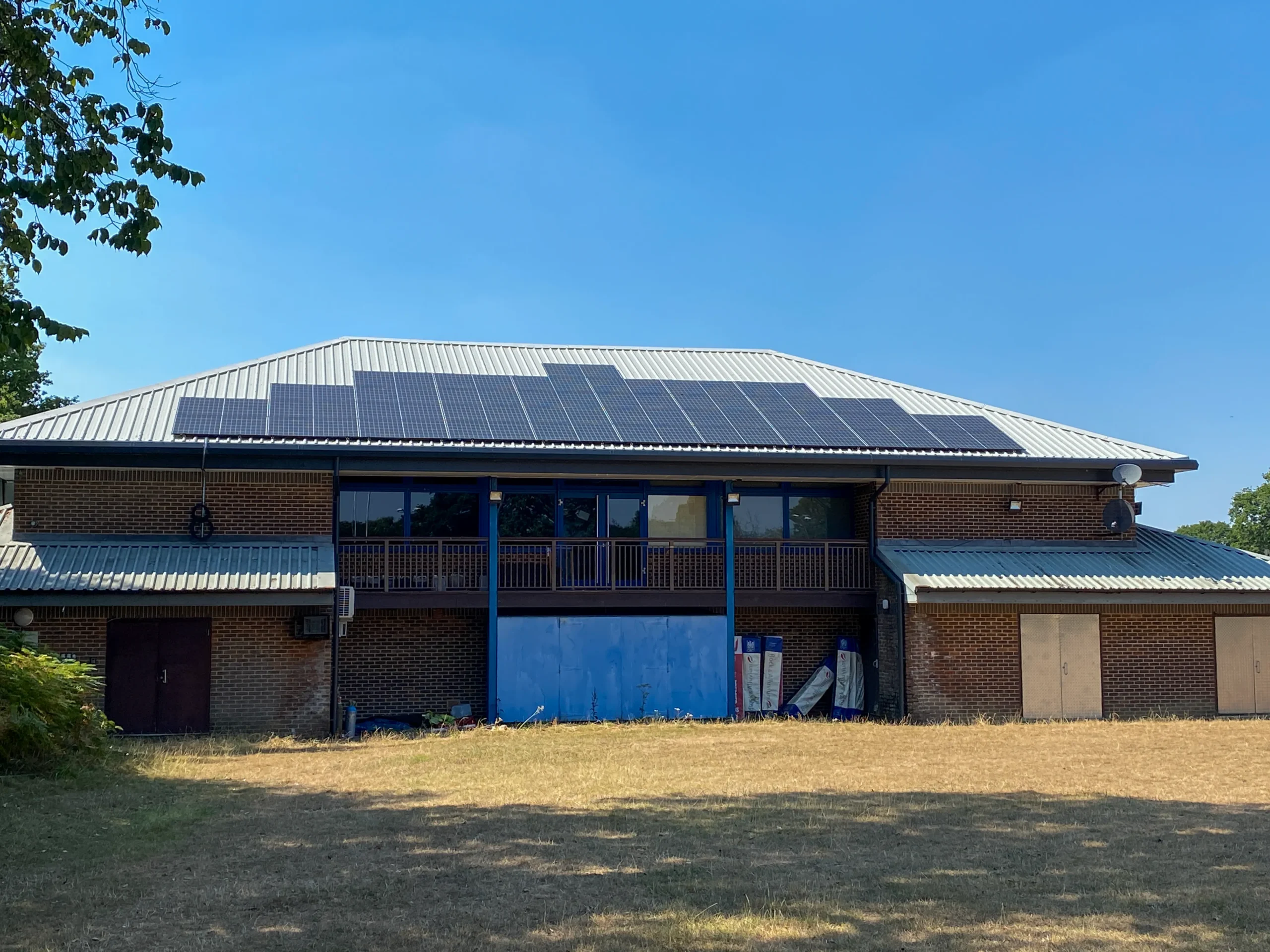 Haslemere Rugby Club R-MER CLAD and Solarise PV System