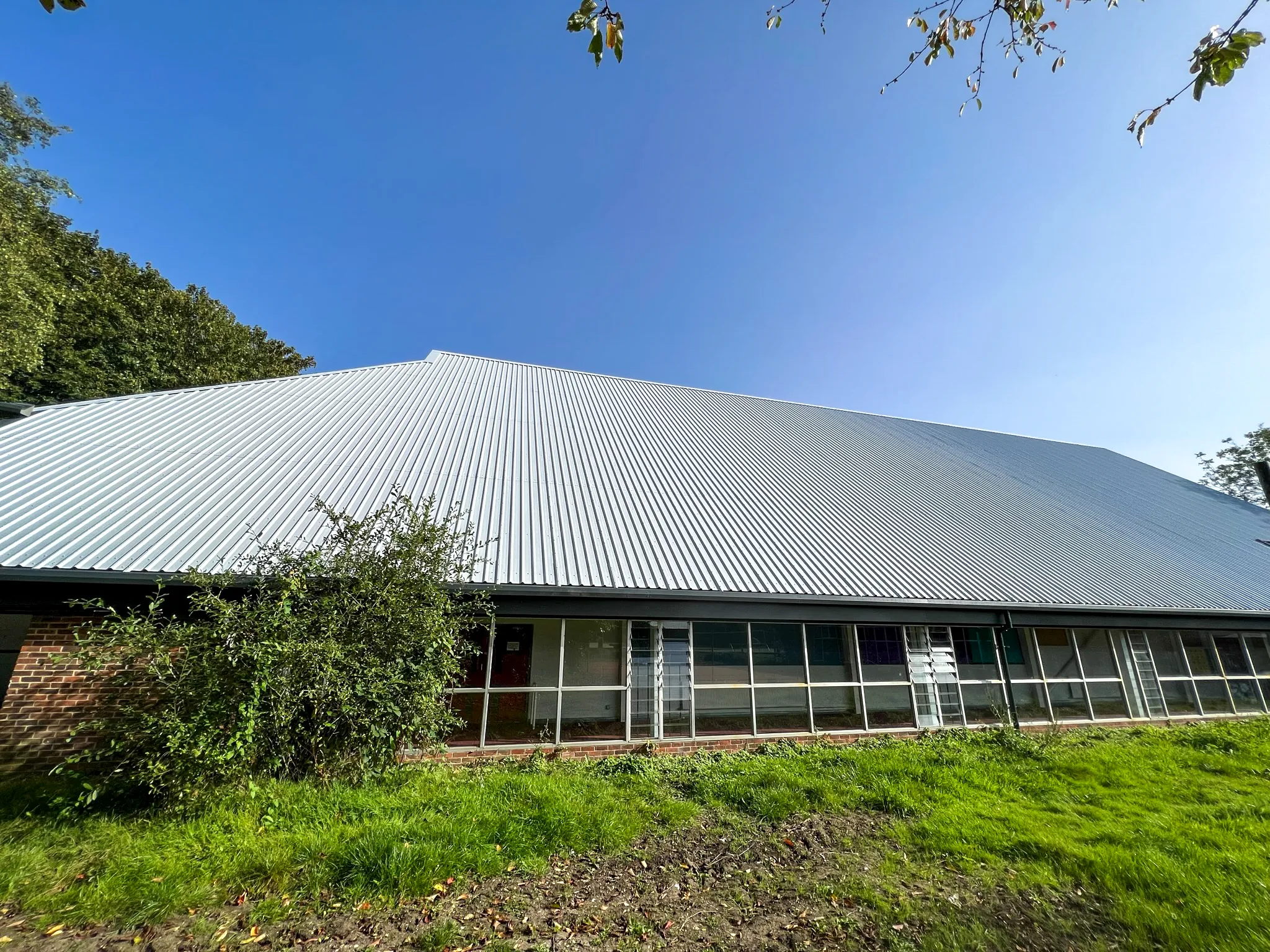 Sports Hall Roof R-MER CLAD Transformation
