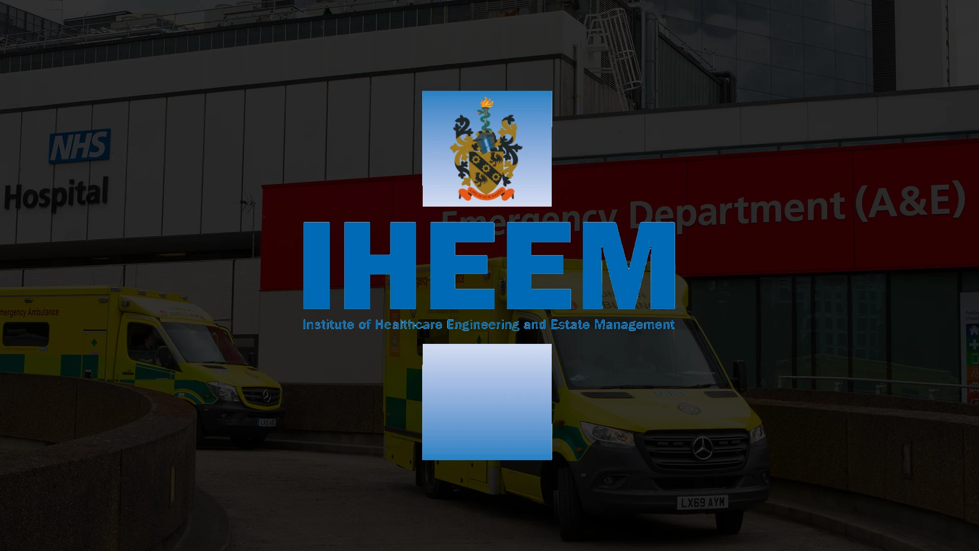 IHEEM Institute Healthcare Engineering Estate Management NHS hospital signage