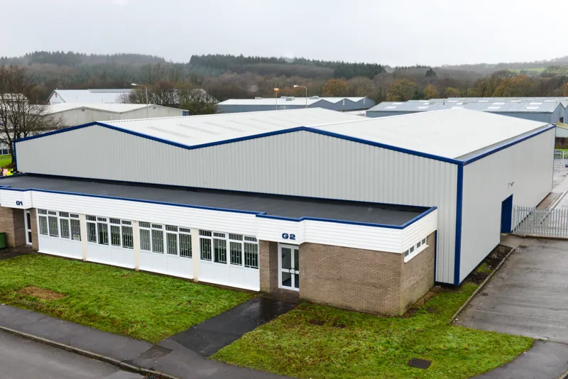 Industrial Estate Metal Roof Replacement | Fire Damage