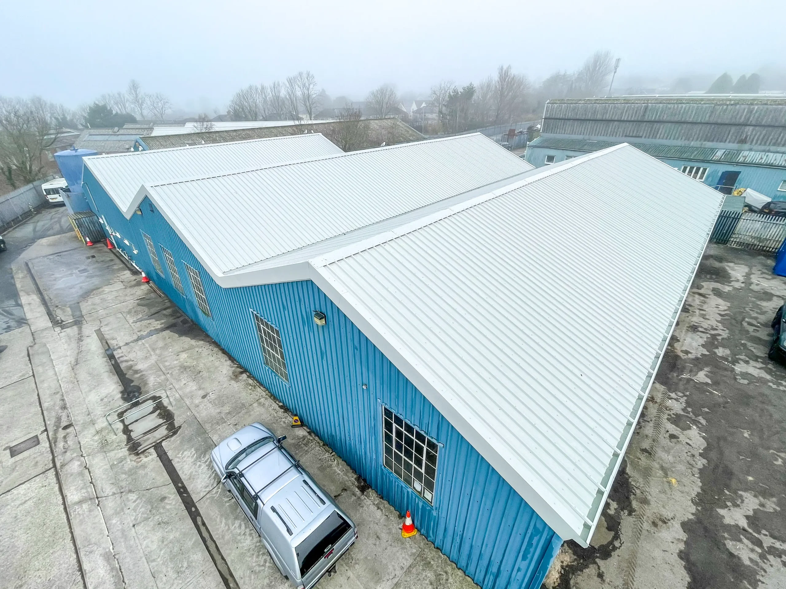 Fforestfach Transport Depot, Asbestos Overcladding